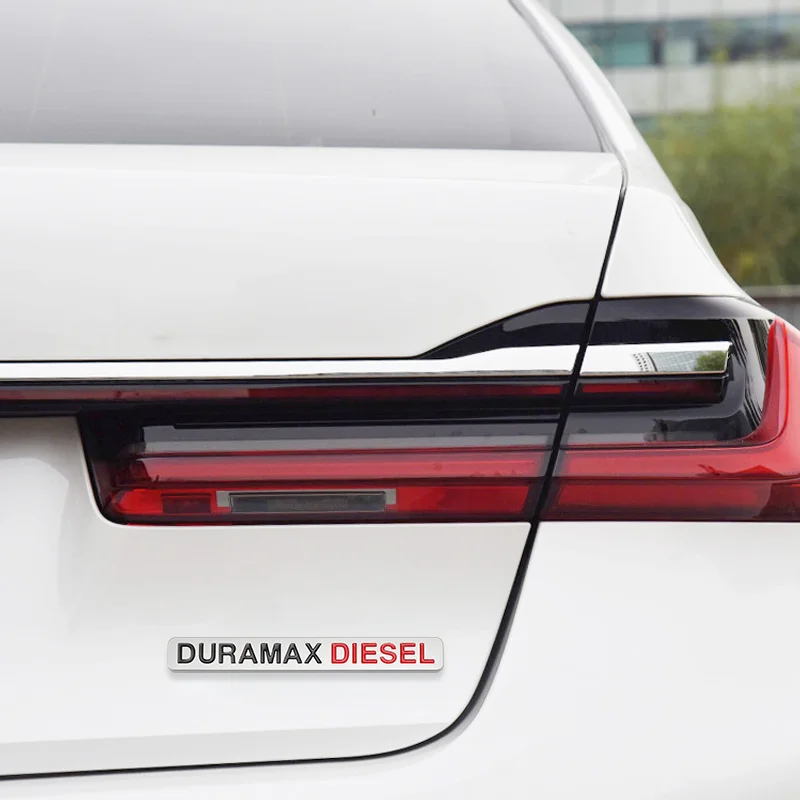 Duramax الديزل المعادن شعارات شارات ملصقات السيارات ل شيفروليه سيلفرادو ZF6 سرعة EFI لايف جي إم سي سييرا أليسون انتقال أفيو