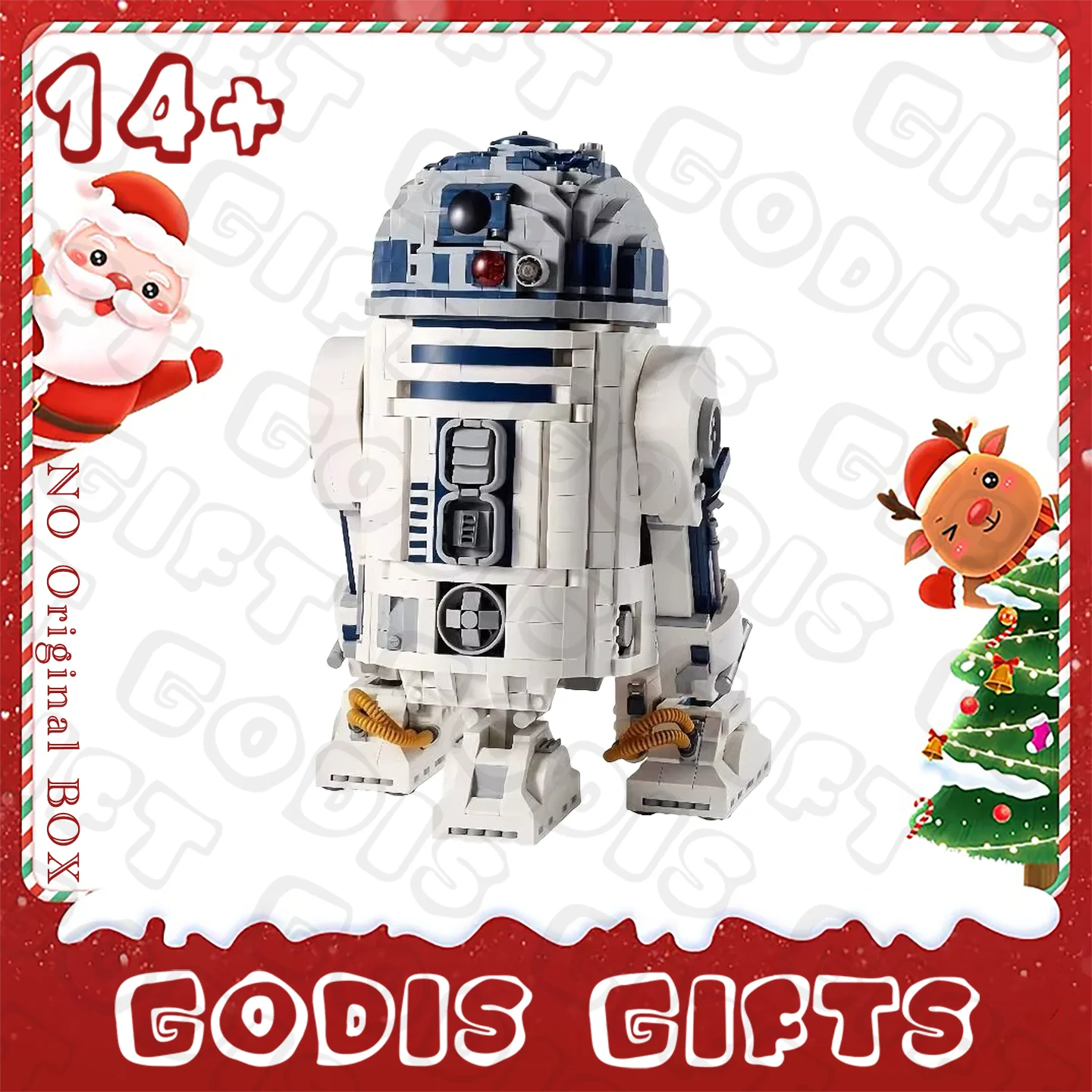 2025 Népszerű UCS Star Space R2-D2 Robot Union Téglák Összeszerelni Puzzle Blocks Modell 75308 2314db Gyermekeknek Karácsonyi Ajándékok