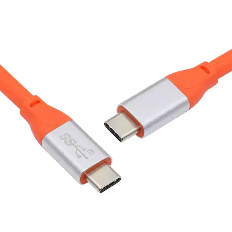 USB4 20Gbps 100W USB C to USB C Cable High Flexible Type C Data Charging Cord for MacBook Huawei Samsung Fast Charge Support