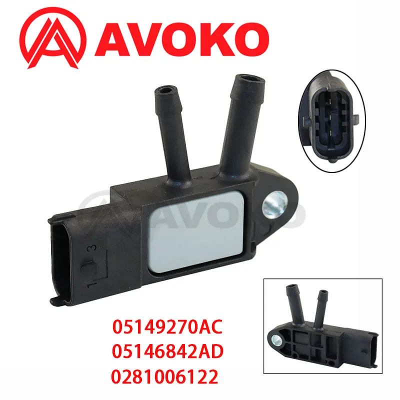 

High Qulaity Diesel DPF Boost Exhaust Gas Pressure Sensor 0281006122 55227306 For ALFA ROMEO FIAT FORD IVECO LANCIA SUZUKI