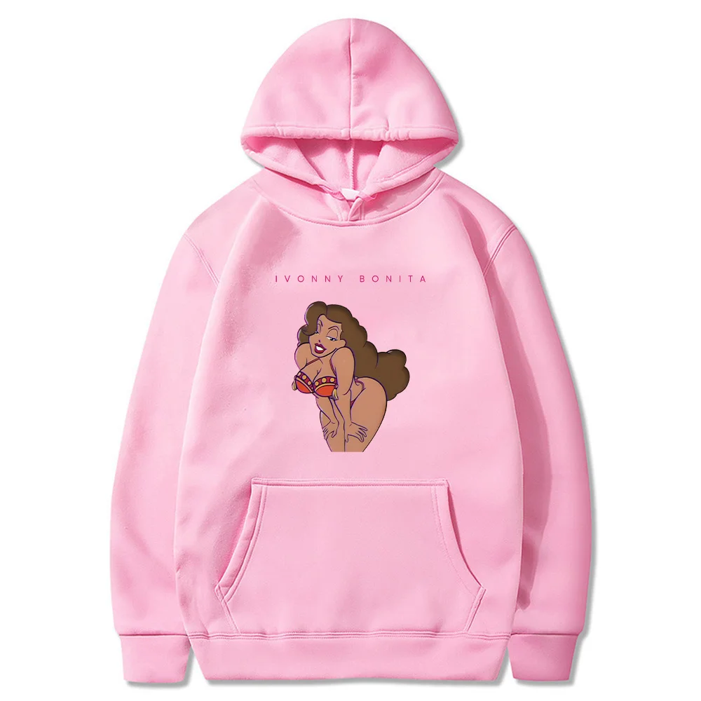 Bluza Karol G Ivonny Bonita Męska Damska Casual Vintage z Nadrukiem Graficznym Piosenkarki dla Fanów, Polarowa Bluza z Kapturem Casual