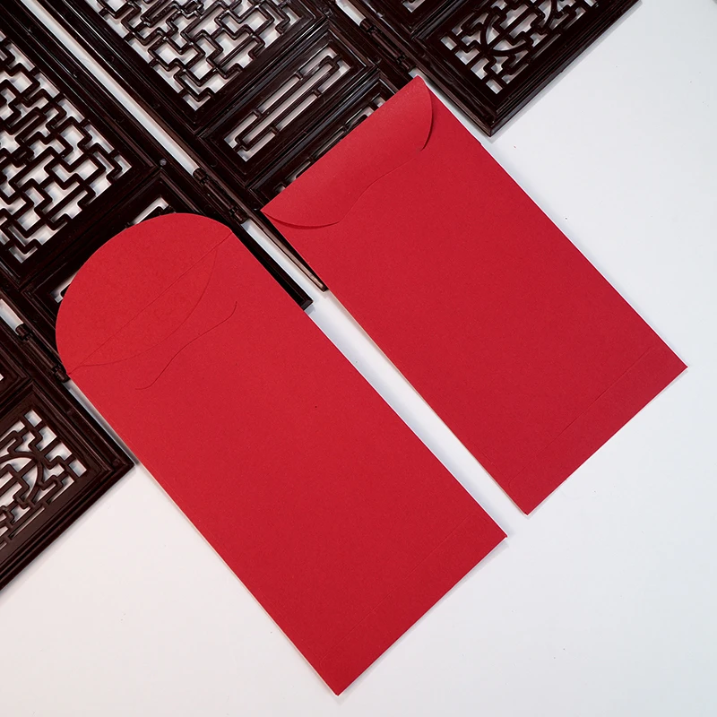 50 قطعة/الوحدة الأحمر فارغة دعوة الزفاف A4 سميكة فاتورة المغلف في كرافت ورقة وثيقة النقدية حقيبة الأعمال اللوازم المكتبية