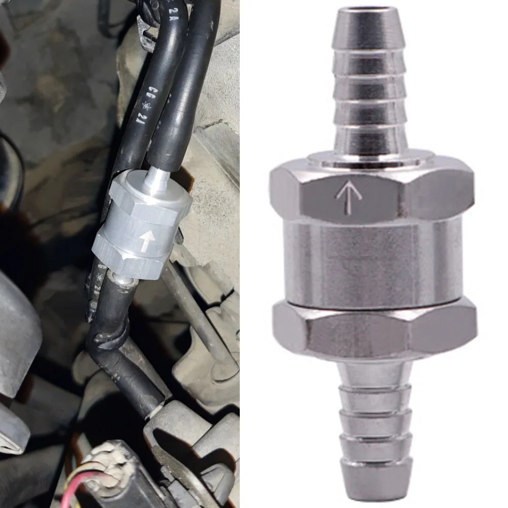 6/8/10/12mm zawór zwrotny paliwa ze stopu aluminium benzyna Diesel przewód paliwowy jednokierunkowy Peugeot Renault statki motocykle