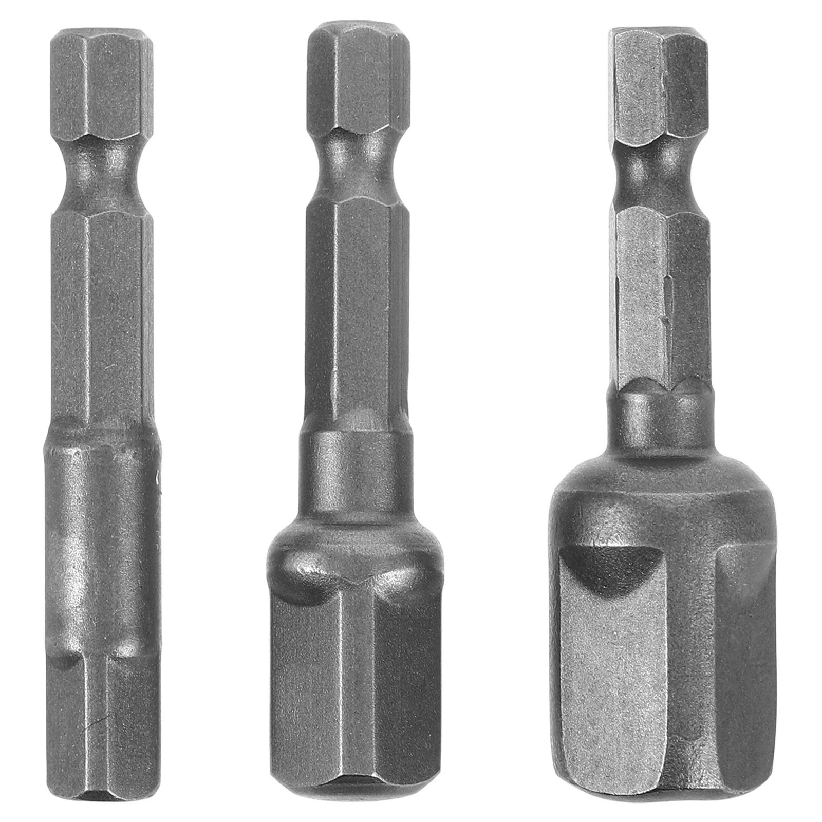 

3pcs Electric Socket Extension Bar 50Mm Multi-Size Shank Converter For Power Drill Durable Metal Drill Bit Adapter Socket