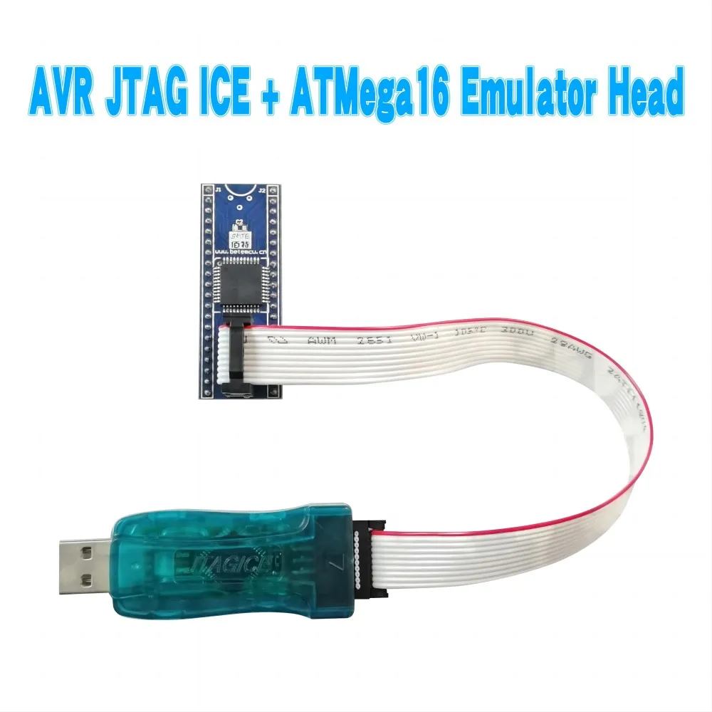 AVR USB Emulator Debugger Programmer JTAG ICE for Atmel + ATMEGA16  JTAG Simulation Head