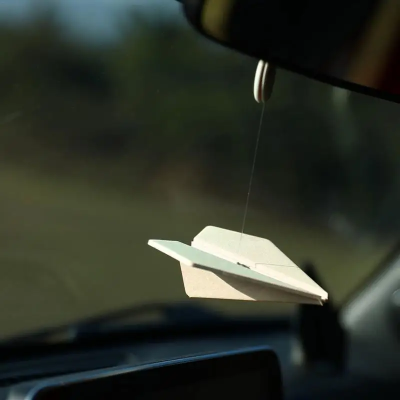 Car Scent Ornament Paper Airplane Car Scent Aromatherapy Pendant Car Decoration Automotive Interior Accessories