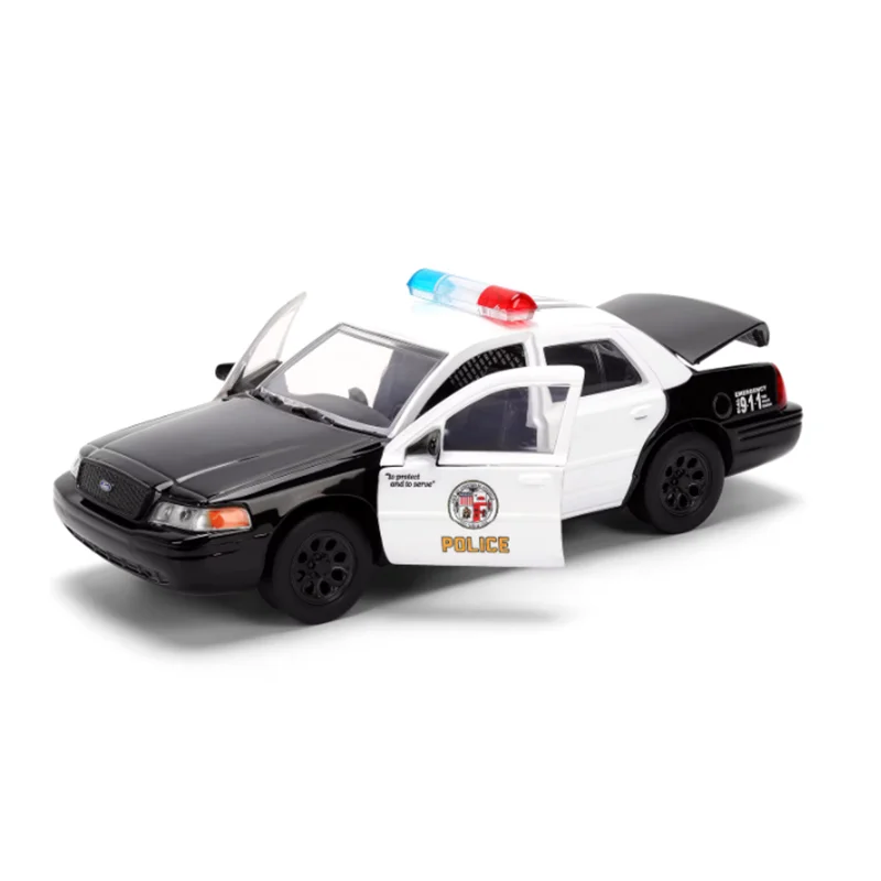Jada 1:32 Scale Crown Victoria Police Alloy Simulation Car Model Classic Adult Collection Static Display
