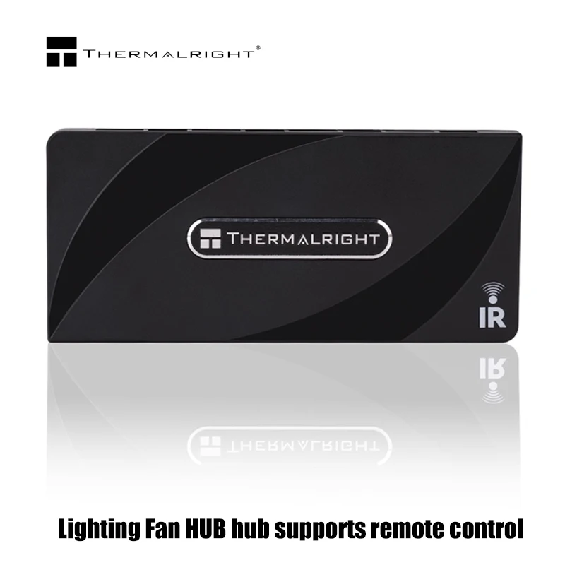 Thermalright 1 à 8 4 broches PWM + 3 broches + 5V ARGB ventilateur Hub IR télécommande séparateur SATA puissance PC adaptateur d'extension de refroidissement