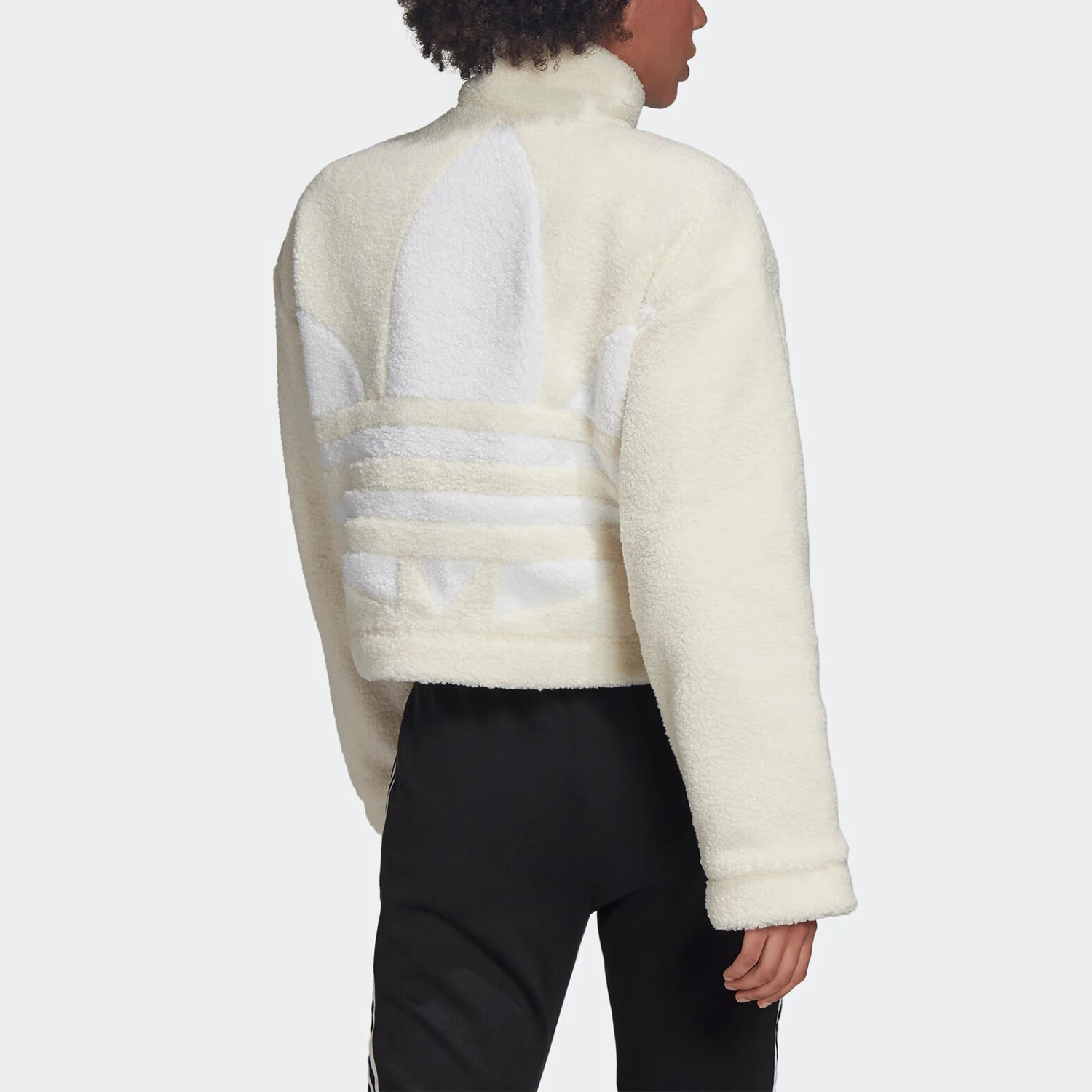 Adidas Originals New Season Women's TEDDY JACKET Sports Jacket Coat FU3926 view 2