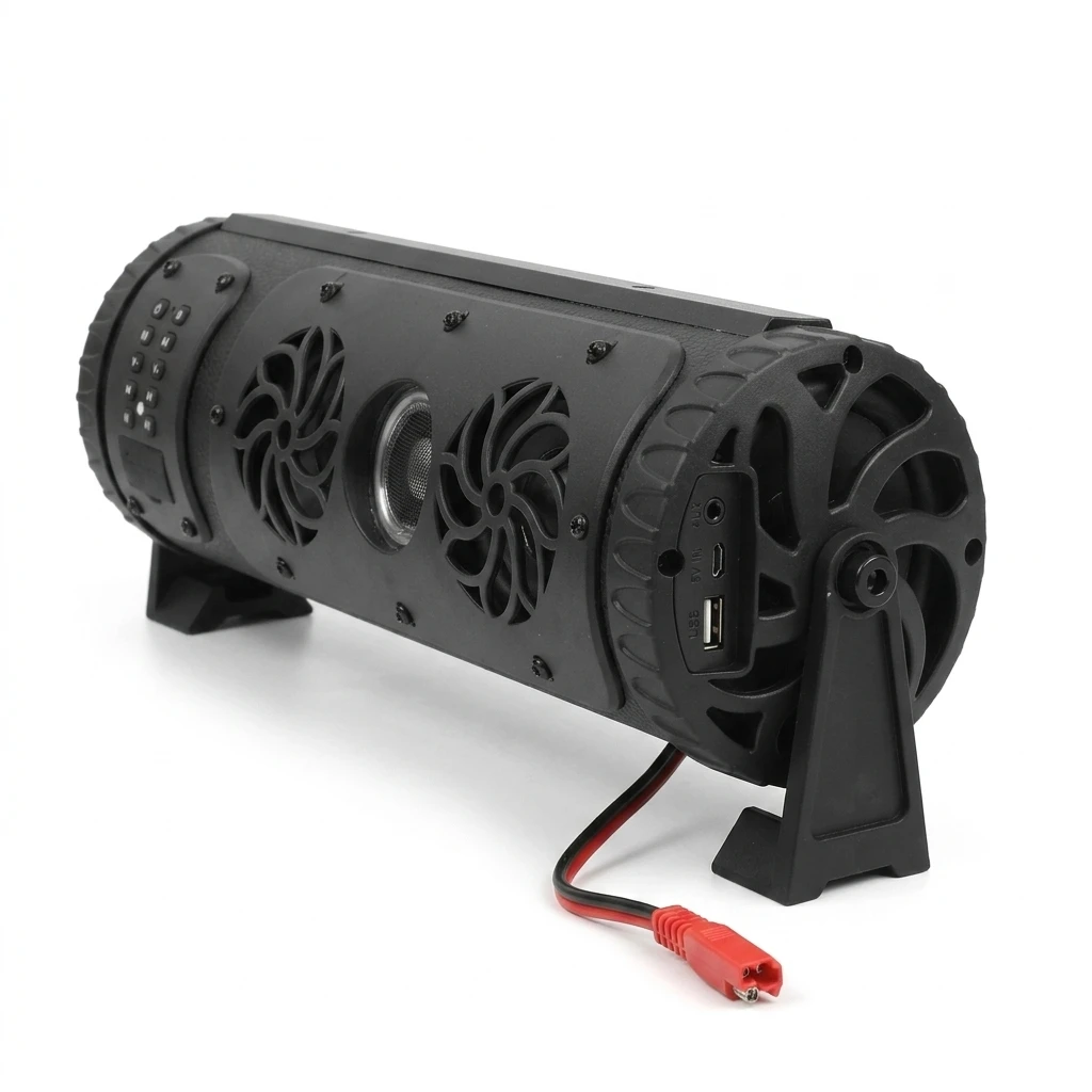 Sales for Multi-color Led Backlit Waterproof Ip66 18-inch 5-speaker Marine Soundbar