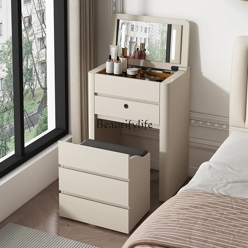 yj32 All solid wood dresser, makeup table and chest integrated