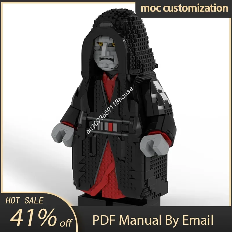 

2802 шт. Moc Star Battle Emperor Palpatine Megafigure шлем модель строительные блоки кирпичи творческая сборка развивающая игрушка в подарок