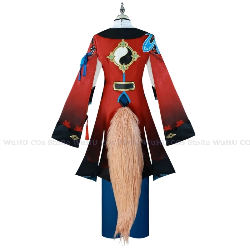 Honkai: Star Rail Jiaoqiu Cosplay Costume Fun Props Wig Ears Foxian Healer The Xianzhou Yaoqing Uniform Men Halloween Roleplay