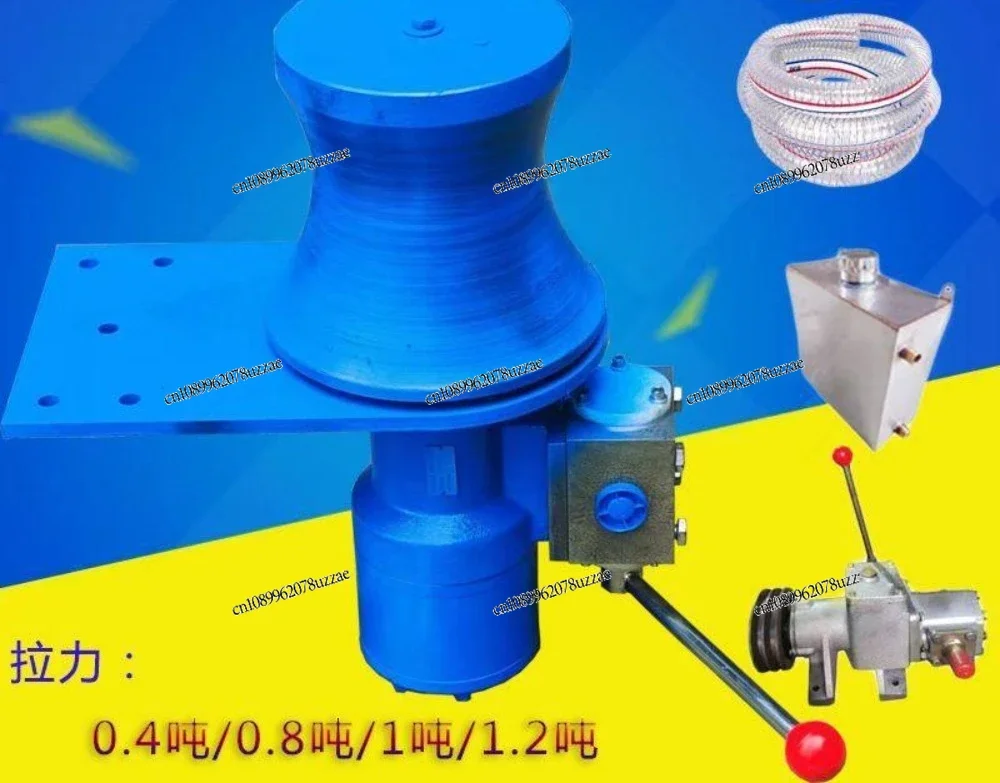 Hydraulic Marine Anchor Windlass Compact Rope Hauling Machine Corrosion Resistant Wheel For Ship Docking Operation
