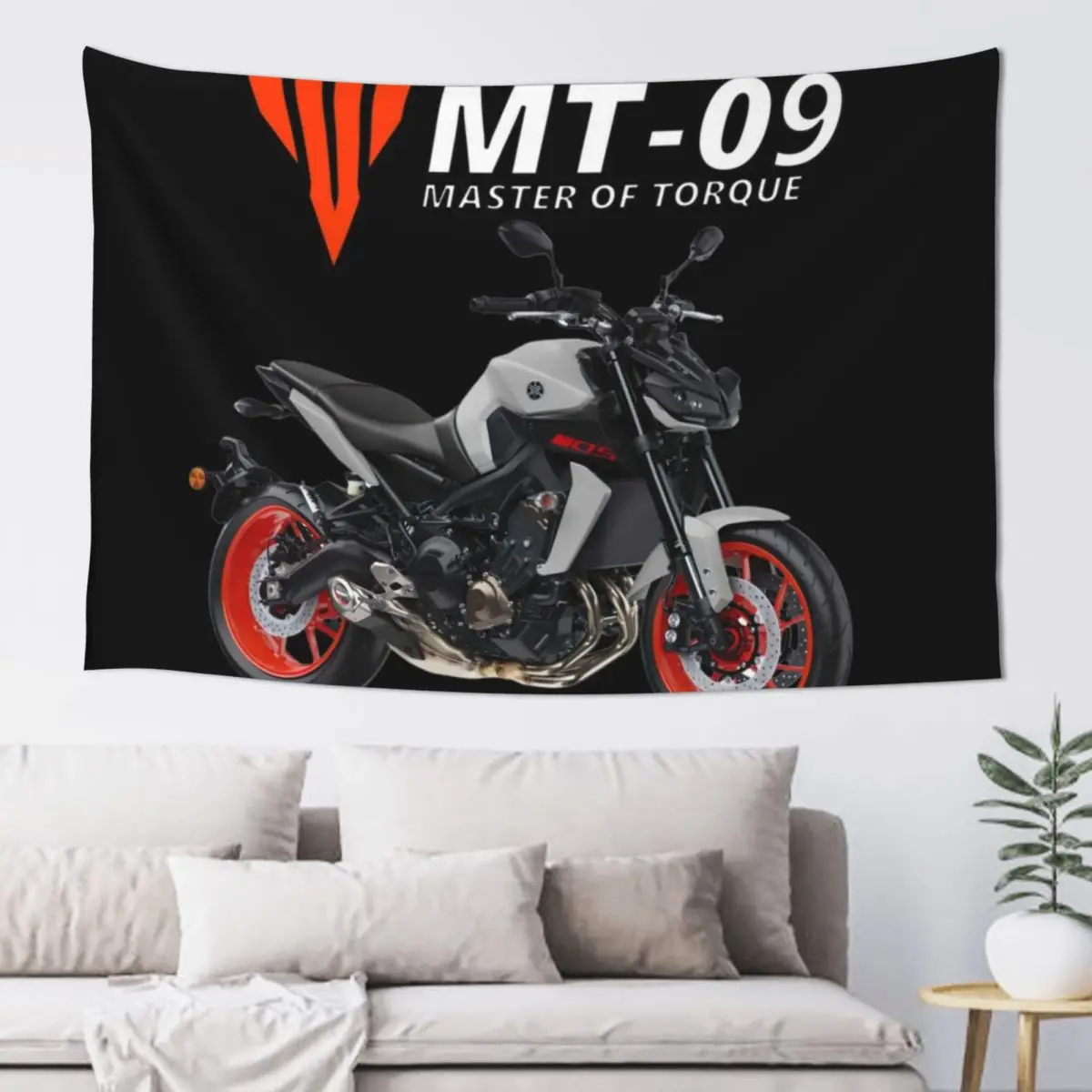 

MT-09 Motorcycle Tapestry Christmas Decoration Bathroom Decor Tapestry