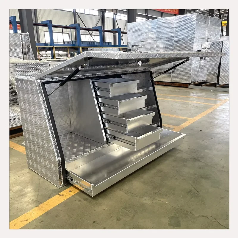 Caixin Dust Resistant Patterned Aluminum Alloy Panel Storable Tool Box for Pickup Trucks & Rvs Camping & Hiking