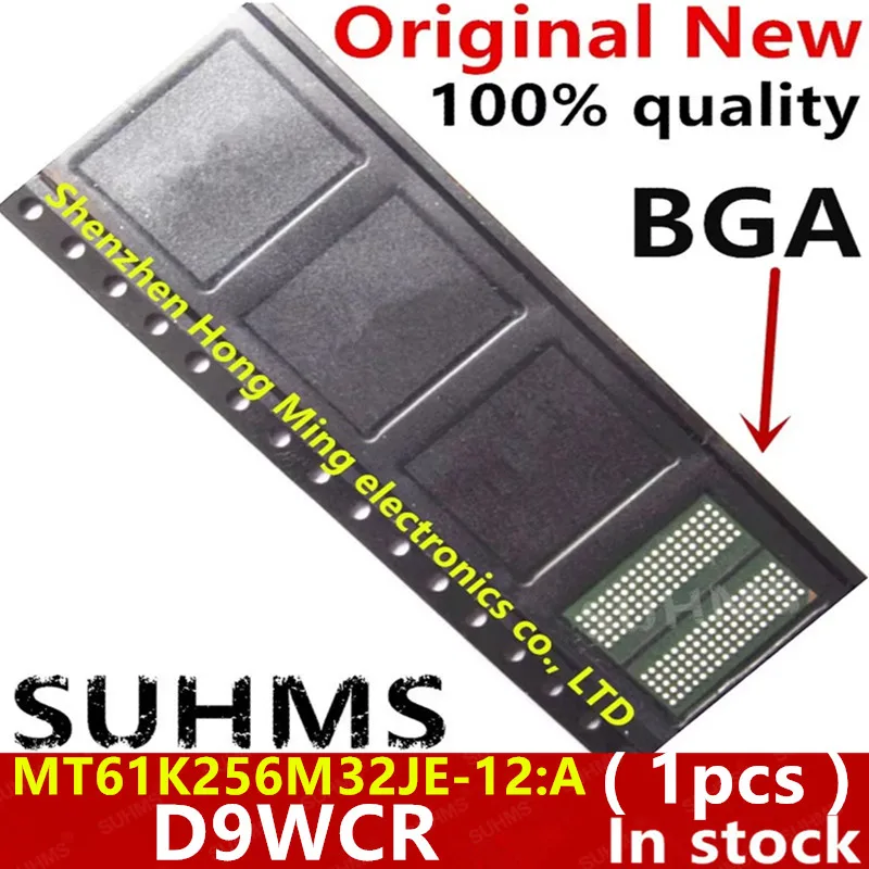 (1 peça) 100% novo D9WCR MT61K256M32JE-12: um chipset BGA