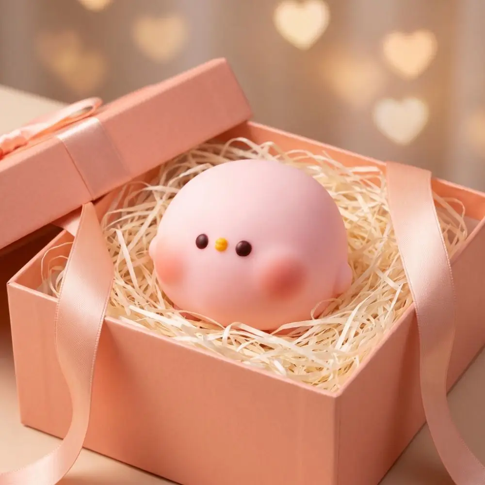 Vent Slow Rebound Chickens Squishy Slow Rising Super Soft Young Chickens Squeeze Cute Pink Slow Rising Birthday Gifts