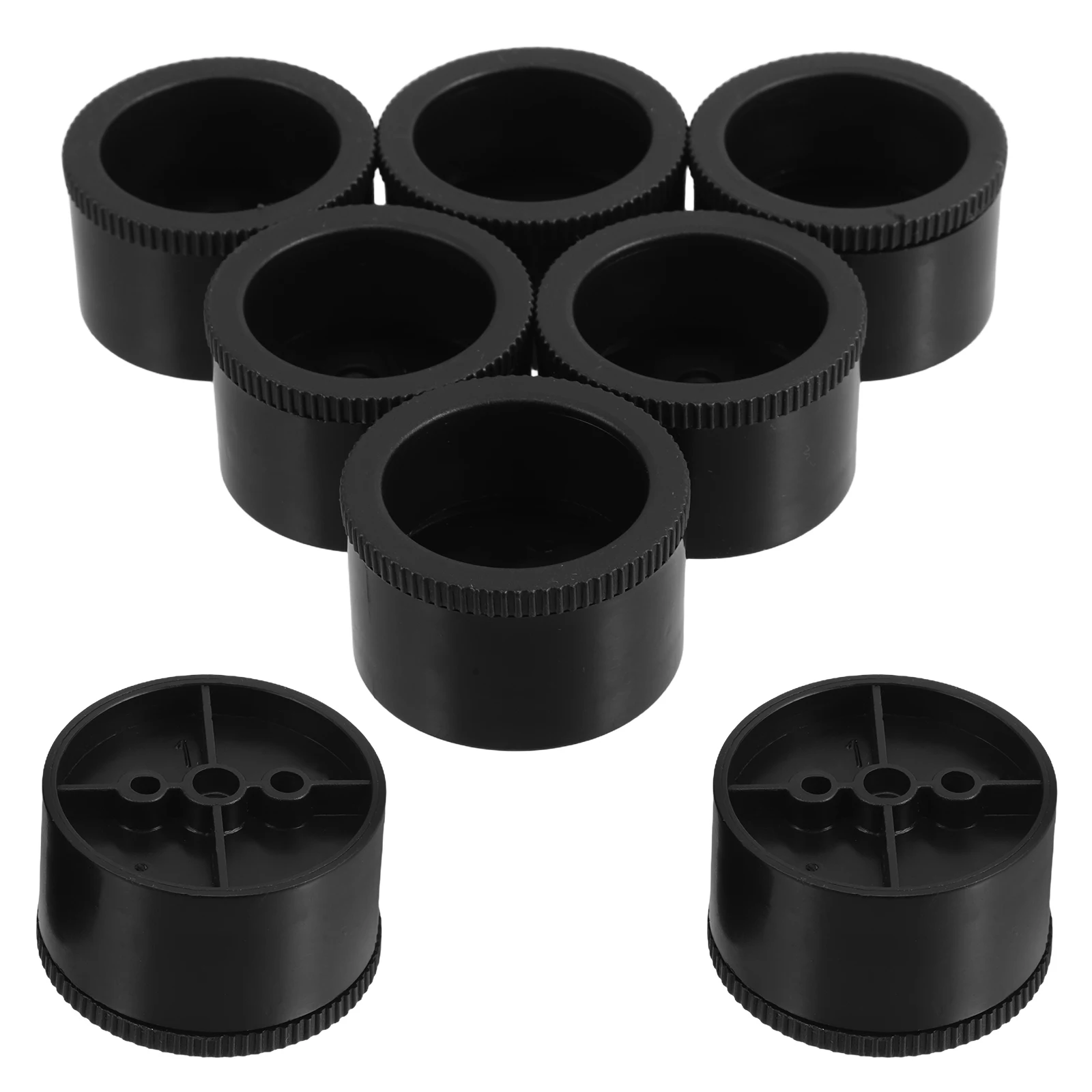 

8pcs Leveling Feet Adjustable Plastic Adjustable Table Legs Table Legs for Cabinet Sofa Heavy Duty Sturdy Support
