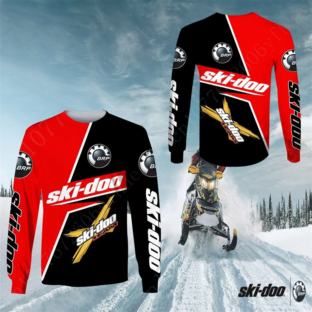 Ski-doo Unisex Clothing Anime T Shirt For Men Women Casual T-shirts Quick Drying Sweatshirt Top Harajuku O Neck Long Sleeve