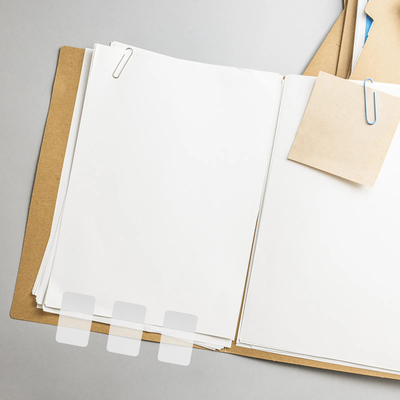 Semi Transparent Sticky Tabs Page Markers for Books Notebooks Calendars Organizers Clean Removal No Residue Repositionable