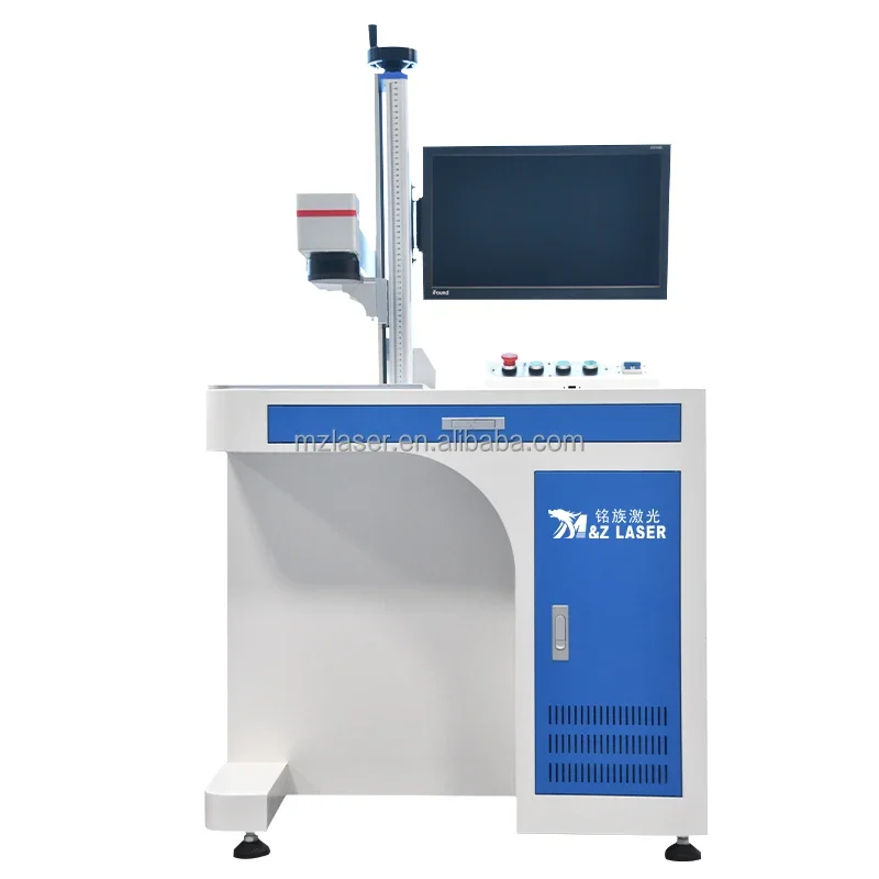 MZ MOPA Fiber  Marking Machine 20W 30W 60W  100W Table Marking Equipment