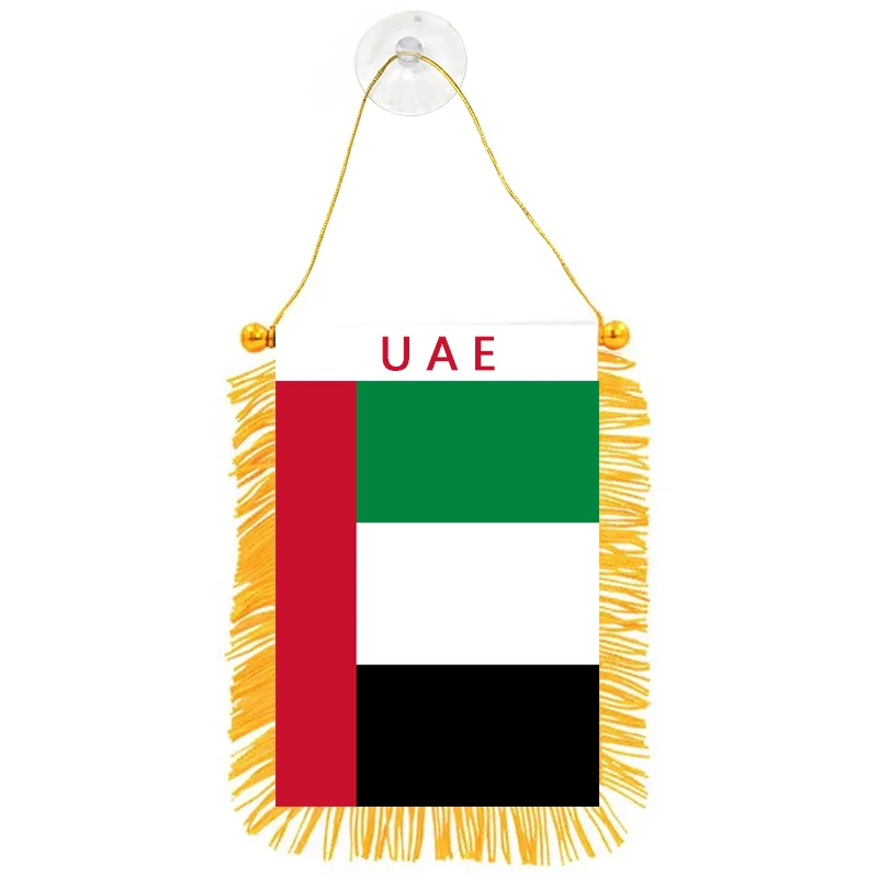 Directly Delivery 100% Polyester UAE Bunting Pennant Flags