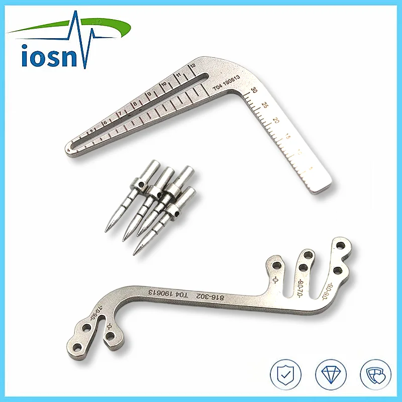 Dental Implant Guide Set Positioning Guide Drilling Ruler Angle Ruler Oral Planting Locato