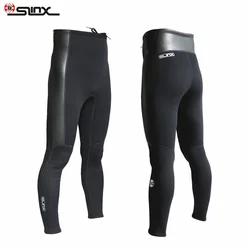 SLINX Pantaloni da muta per immersione Pantaloni lunghi in neoprene da 2 mm Unisex Tenere al caldo per il surf Scuba Windsurf Pesca Snorkeling