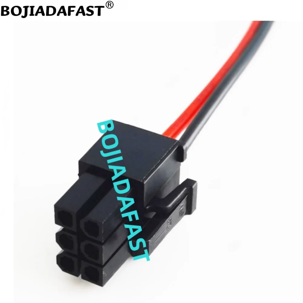 Imagem -04 - Porta dc para 12v Pcie 6pin Conector Macho Adaptador Cabo de Alimentação 18awg 0.1m 0.2m 0.3m 0.4m 0.5m 0.6m 0.7m 0.8m 0.9m 1m 5.5x2.5 mm