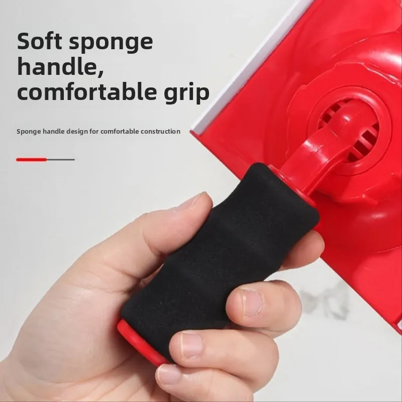 Universal edging tool, paint tool, latex paint edging tool, plush sponge brush, internal corner trimming and color separation to - view 2