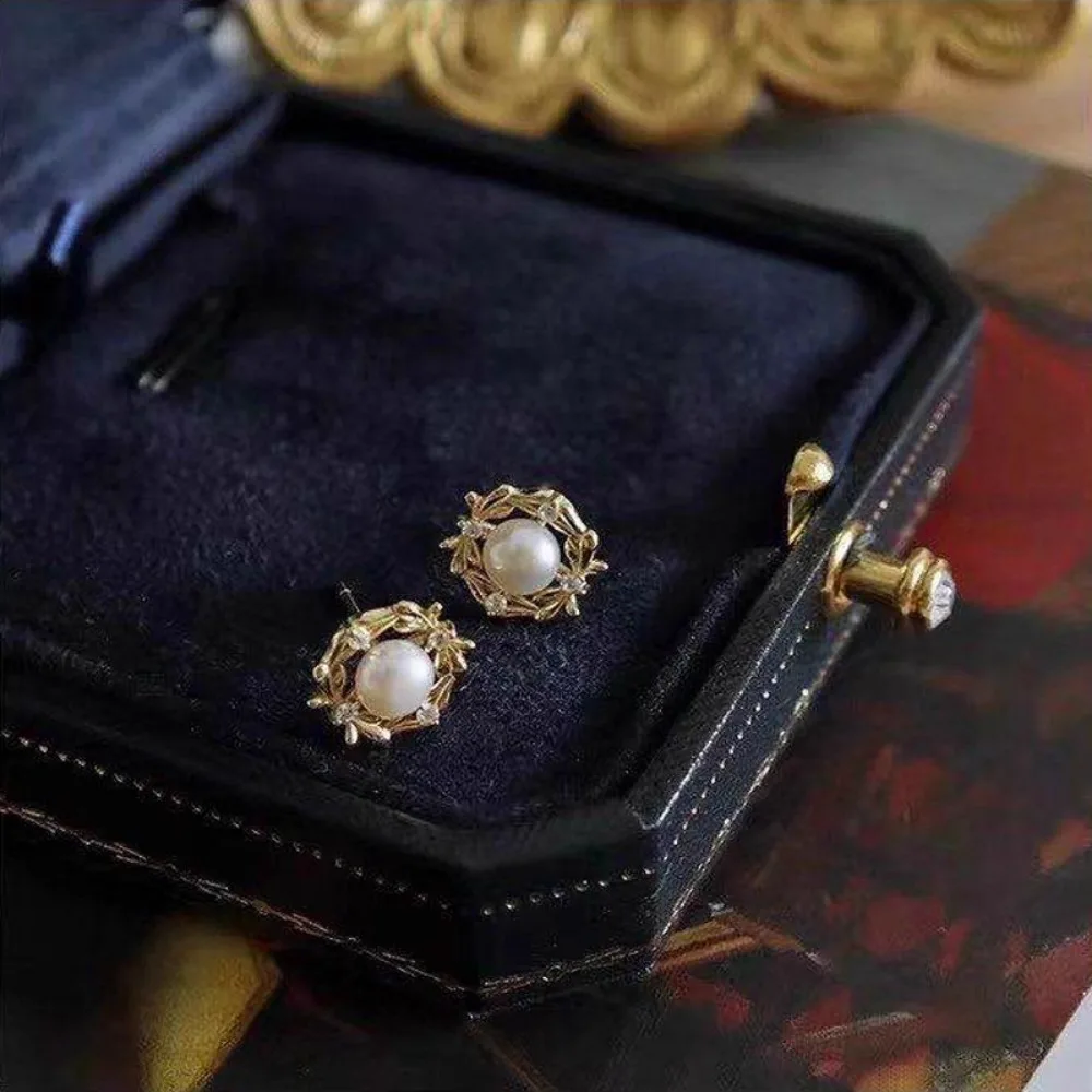 

6 шт., аксессуары из жемчуга «сделай сам», серьги-гвоздики из серебра 925 пробы, пустой держатель, консилер, модный жемчужный кулон, держатель для сережек с бусинами 5-6 мм