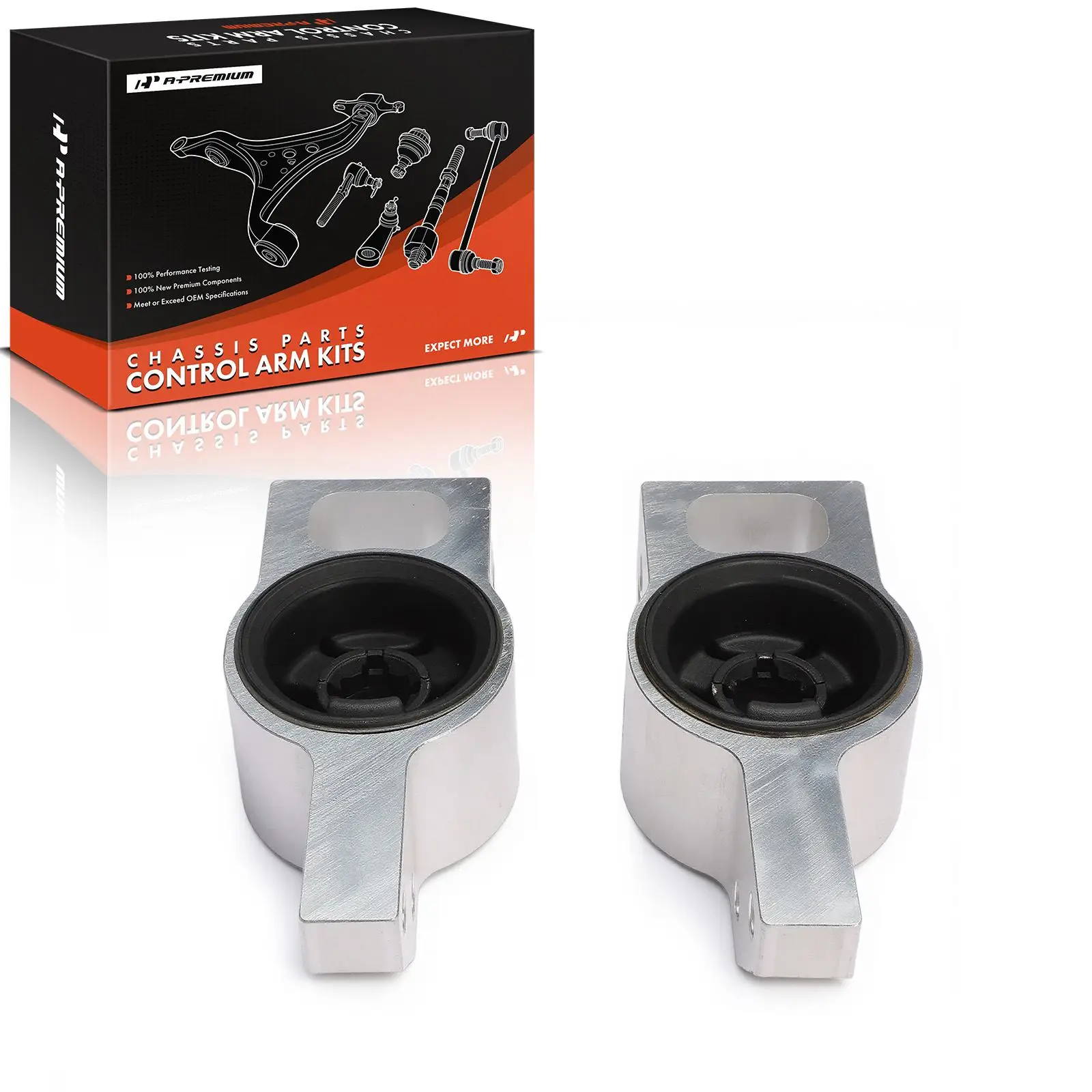 A-Premium 2x Front Lower Rearward Control Arm Bushing for Volkswagen Passat 2005-2010 Tiguan CC 2009-2017 Passat CC 2009-2010