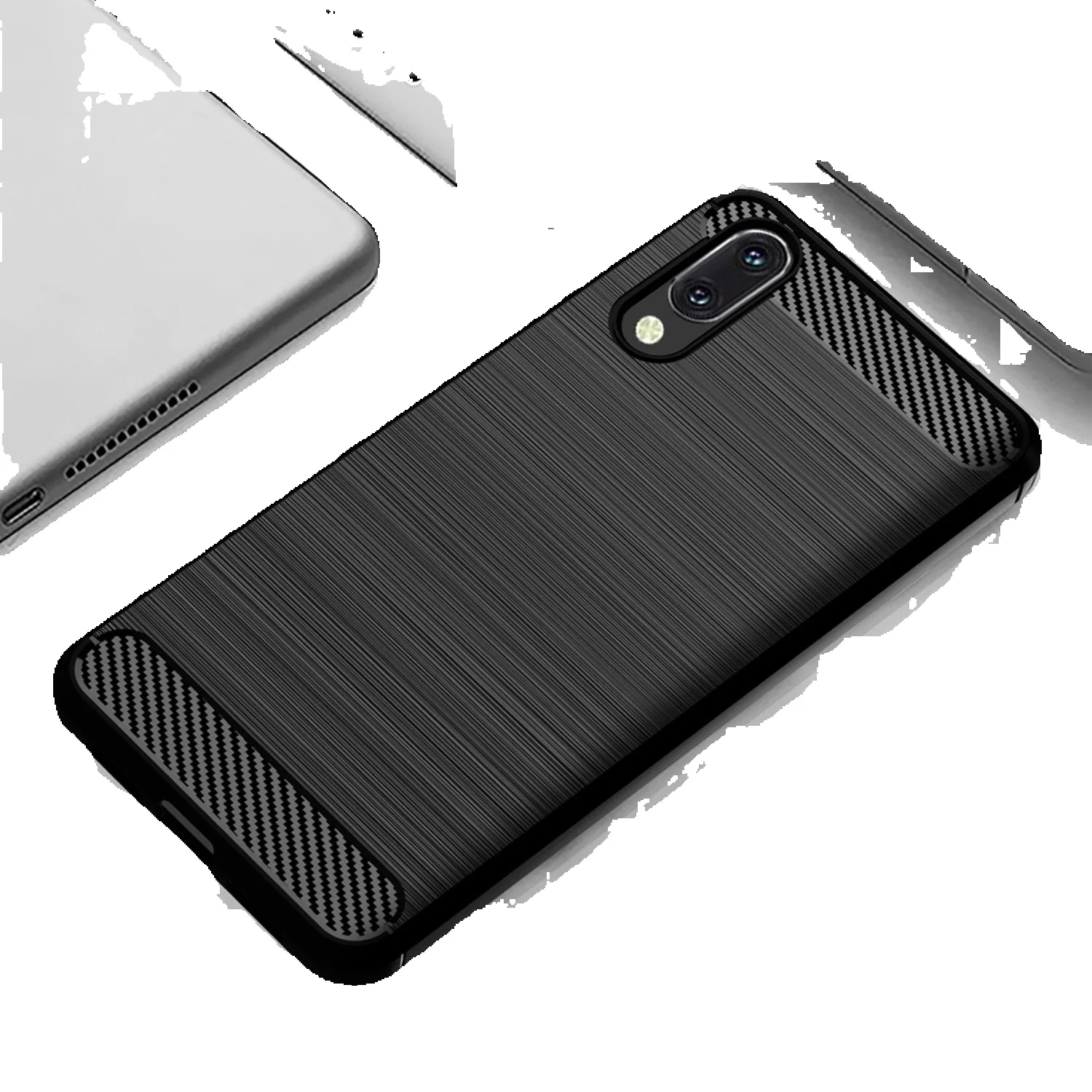 For Huawei Lite P20Pro Case Shockproof Silicone Phone Cover For P20 Plus P20lite 2019 P20 Pro Huawei Soft Carbon Fiber Cases