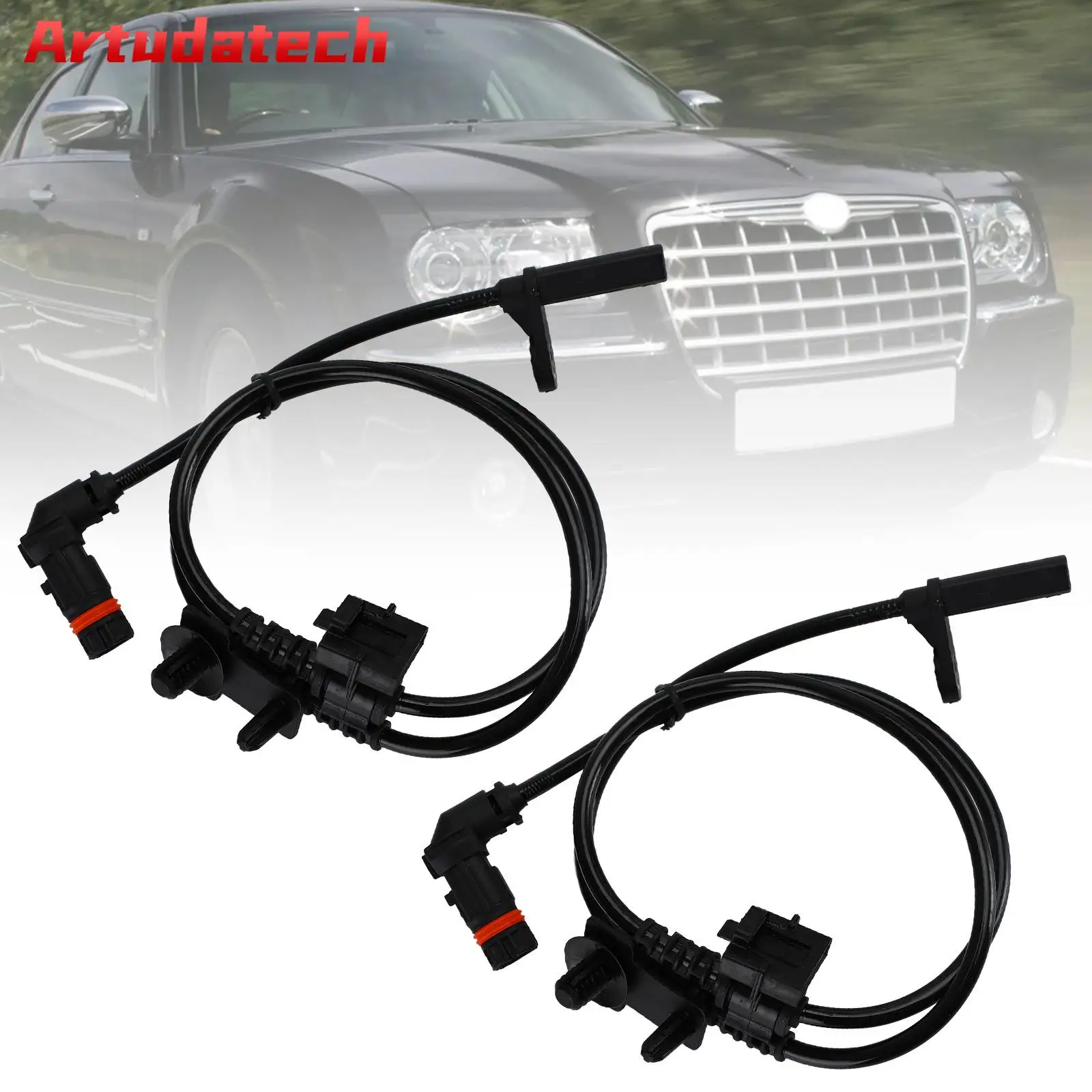 Artudatech 2pcs Front Left&Right ABS Speed Sensor 4779244AB for CHRYSLER 300C for Dodge Car Accessories