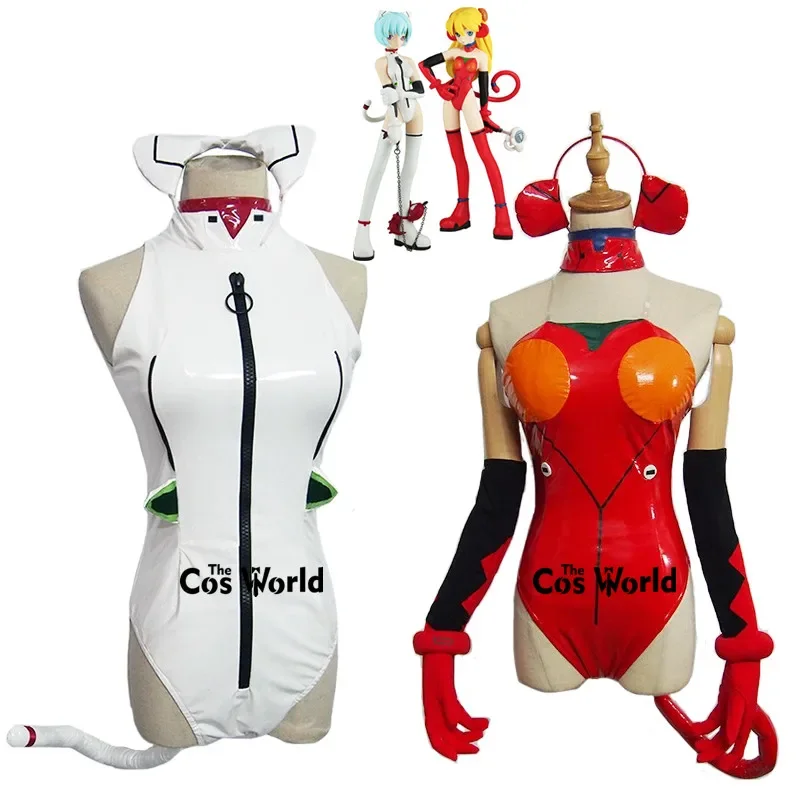 

EVA Ayanami Rei Asuka Langley Soryu Jumpsuits Uniform Outfit Anime Customize Cosplay Costumes