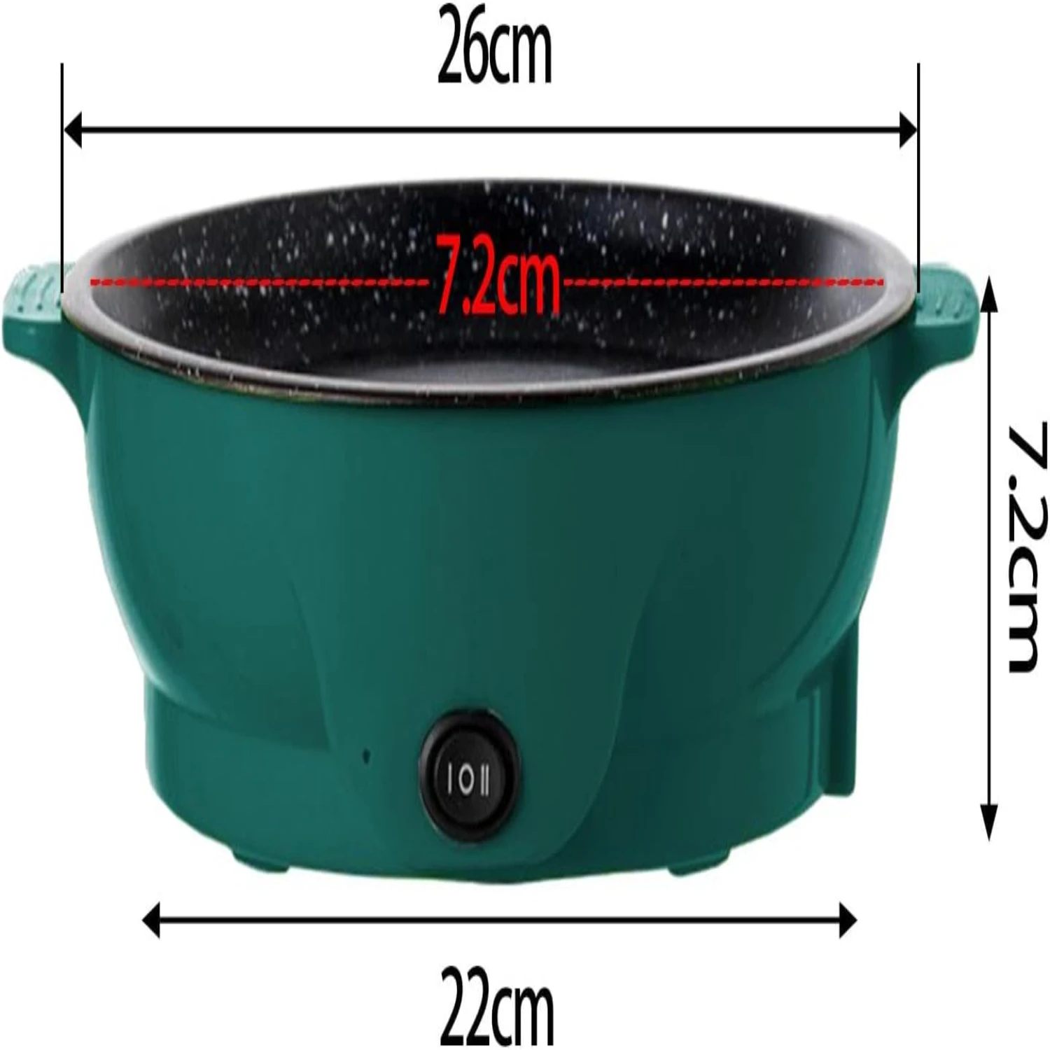 Portable Multifunctional Indoor Grill Griddle - 110V BBQ Skillet for Indoor Frying