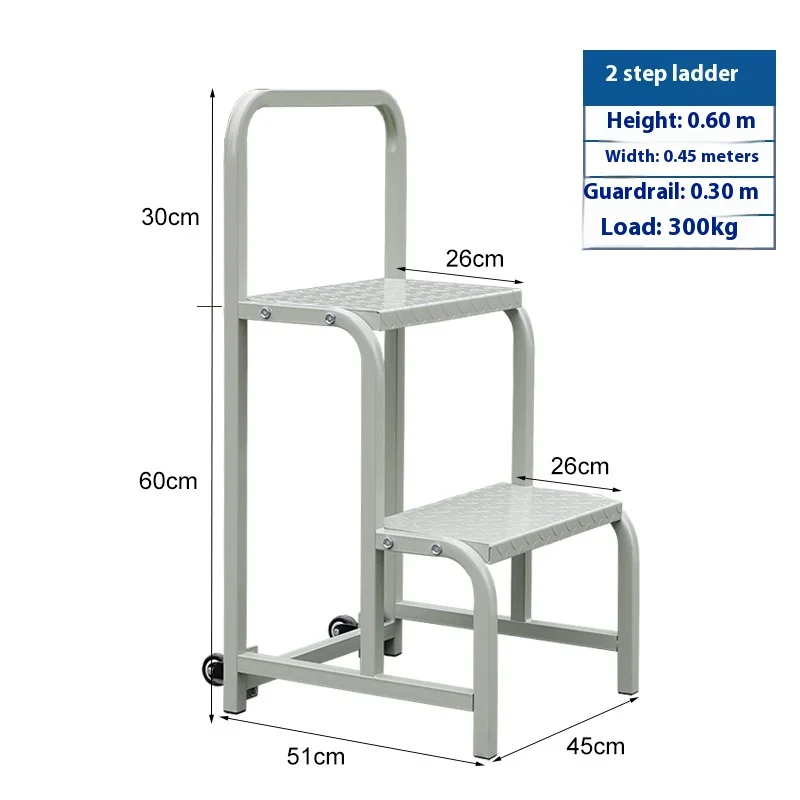 Disassembled Aluminum Movable Climbing Ladder High Tread Storage and Maintenance Equipment