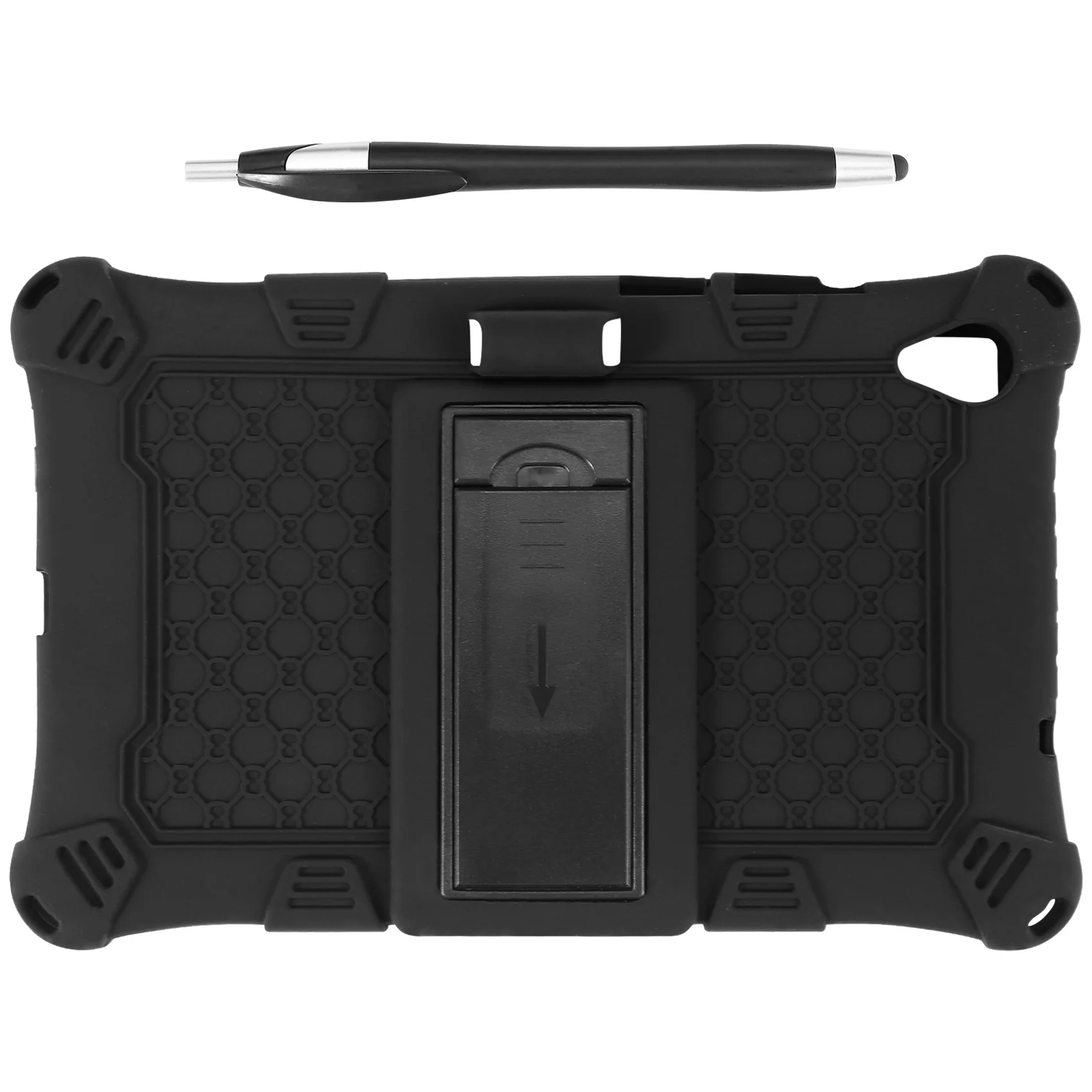 Funda de silicona para Tab M8 FHD TB-8705F Tab M8 HD TB-8505X/F Funda para tableta de 8 pulgadas para Tab M8 8705 con bolígrafo(C)