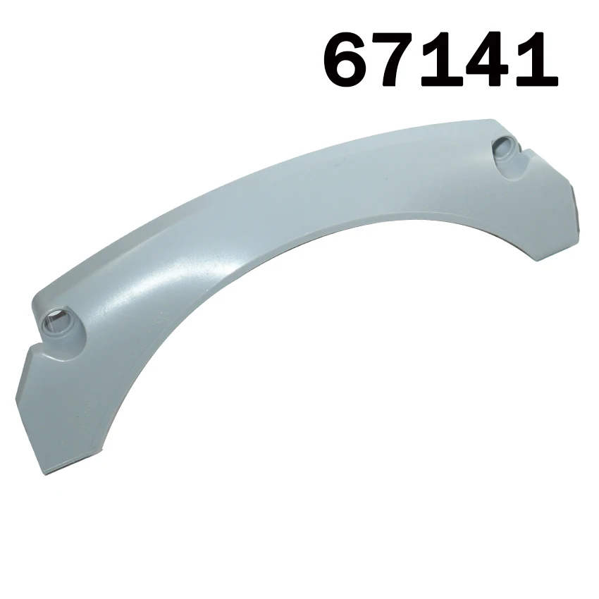 4PCS Panel Car Mudguard Arched #40 15x2x5 Rounded Top Building Blocks High-Tech Panel 67141 MOC Part Car Technical Bulk Bricks