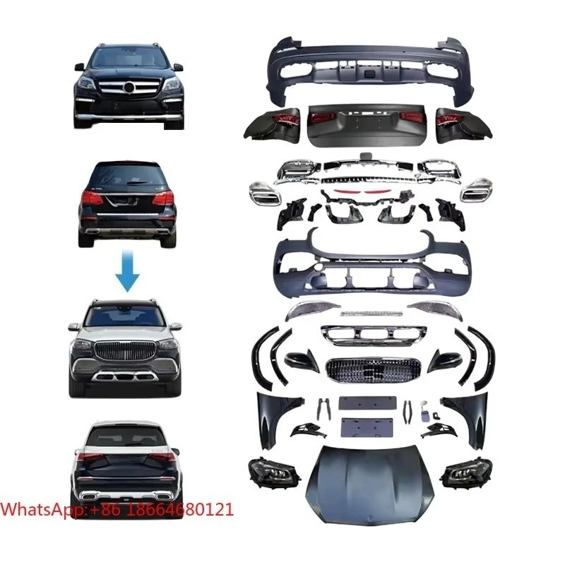 Conversion Kit High Quality Car Bumper Modified Body Kit for  E300Upgrade to E450 Body Kit Tuning Facelift Pp Material Spot