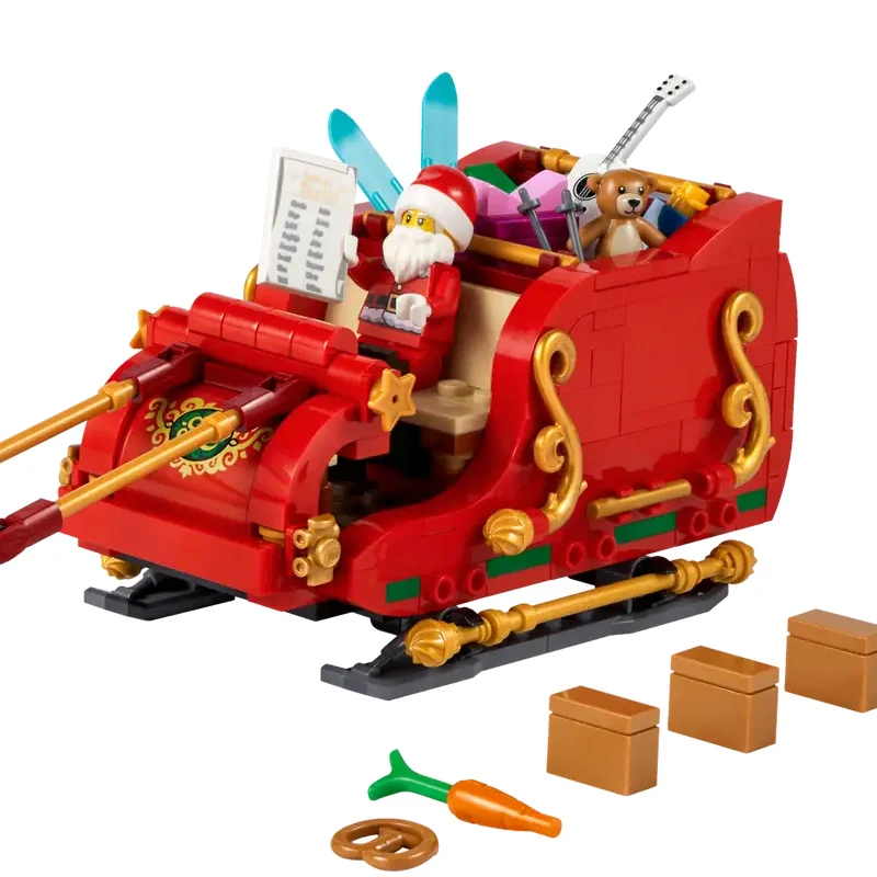 LEGO 40499 Santa Claus reindeer sled for boys and girls puzzle building block toy