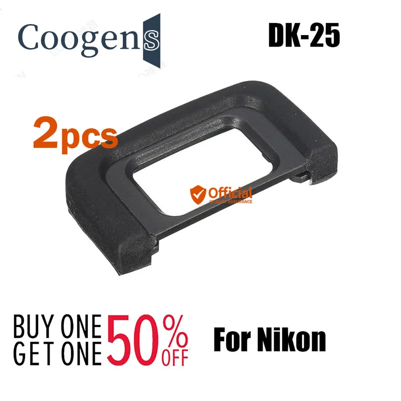 2pcs DK-25 Rubber Eyecup Viewfinder Eyepiece For Nikon D3300 D3200 D3100 D3000 D5500 D5300 D5200 D5100 DSLR Camera Accessories