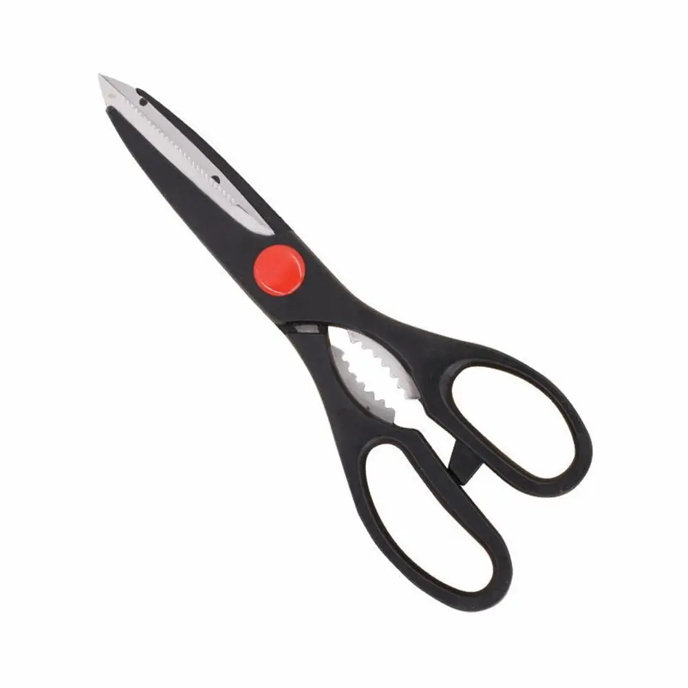 Stainless Steel Multi-function Kitchen Scissors Can Clip Walnuts And Cut Chicken Bone Barbecue Scissors Kitchen Accessories