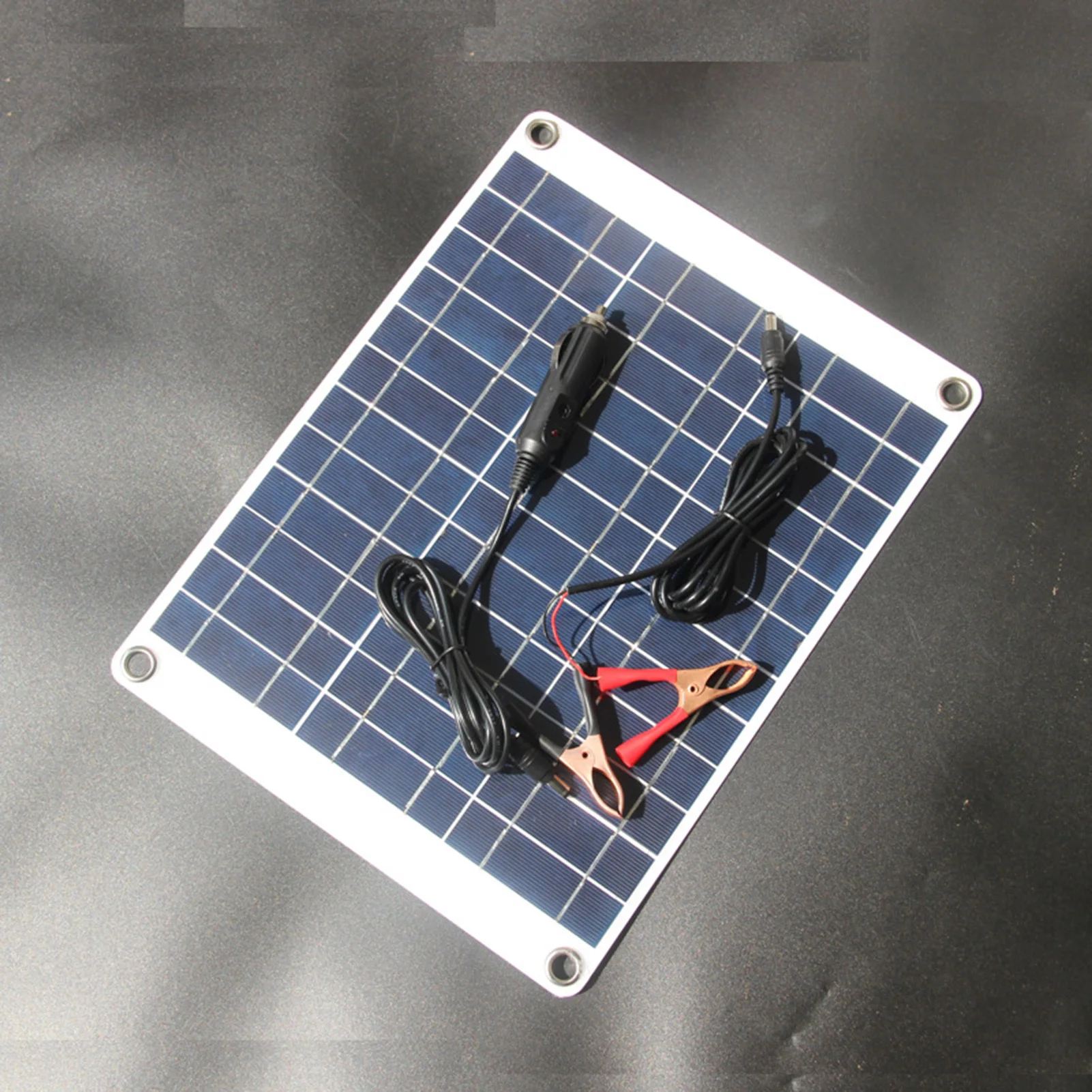 15W 12V/5V Flexible Solar Panel Solar Cell Battery Charging Tool Widely Used in Field Work Tourism