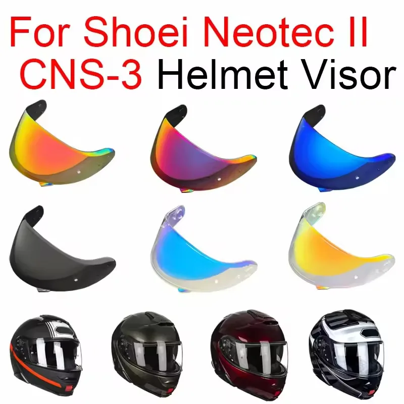 

Neotec 2 Helmet Lens Suitable for SHOEI Neotec 2 Neotec II CNS-3 Motorcycle Helmet Shield Windshield Sunscreen Accessories