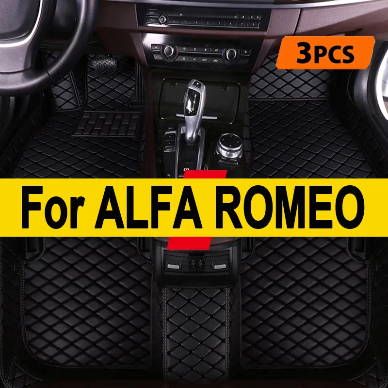 

Автомобильные коврики для ALFA ROMEO Giulia Mito Stelvio Giulietta 4C 159 Spider 916 GTV Brera 166 147 Spider, автомобильные аксессуары