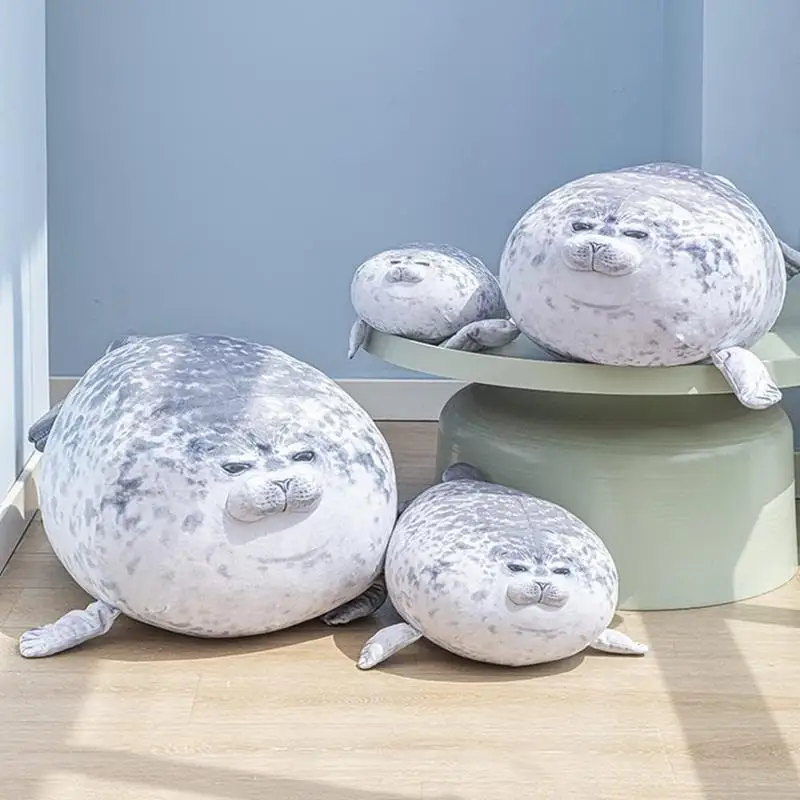 Chubby Blob Seal Pillow