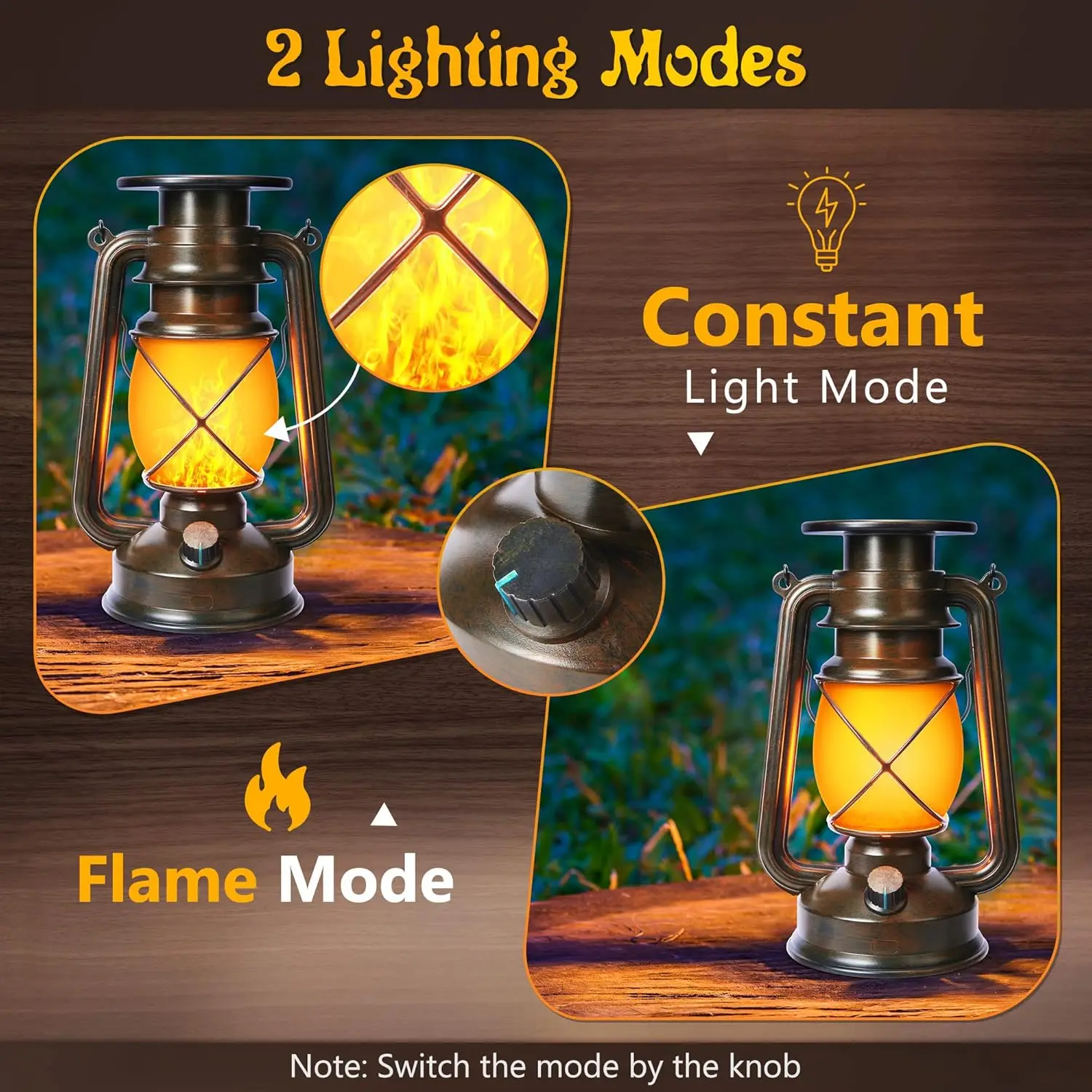 2/4 Pack Solar Outdoor Hanging Dancing Flame Vintage Led Camping Lamps,Landscape Decor for Table Patio Garden Yard Pathway Porch