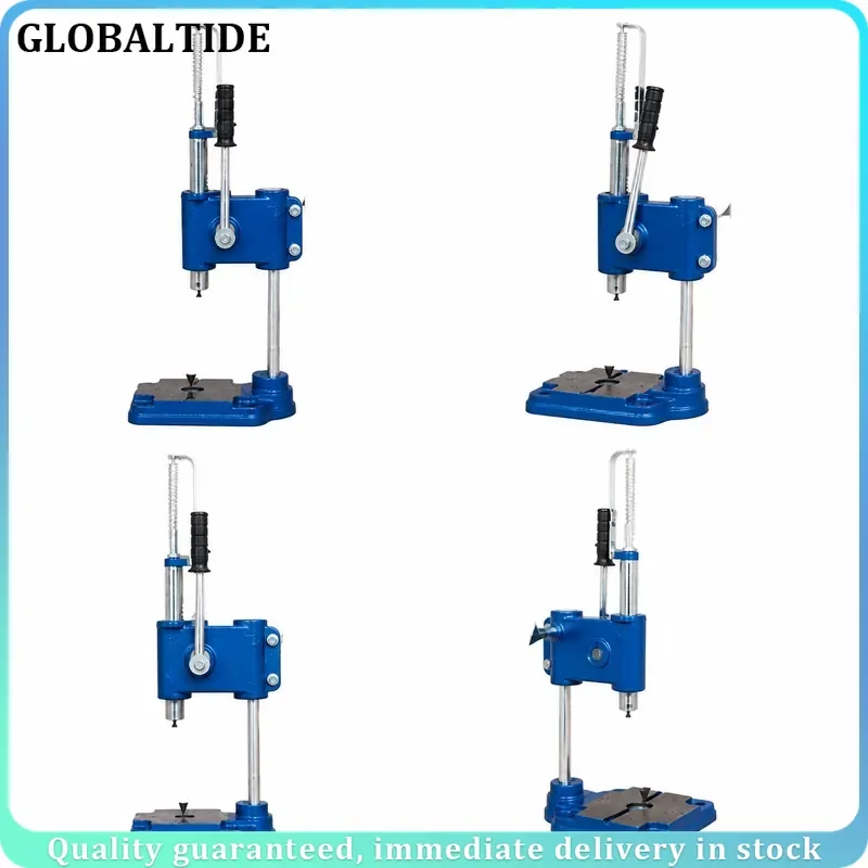Manual Benchtop Press Machine Solid Column Hand Operated Punching Press for Jewelry Making Stamping Metalworking DIY Tool